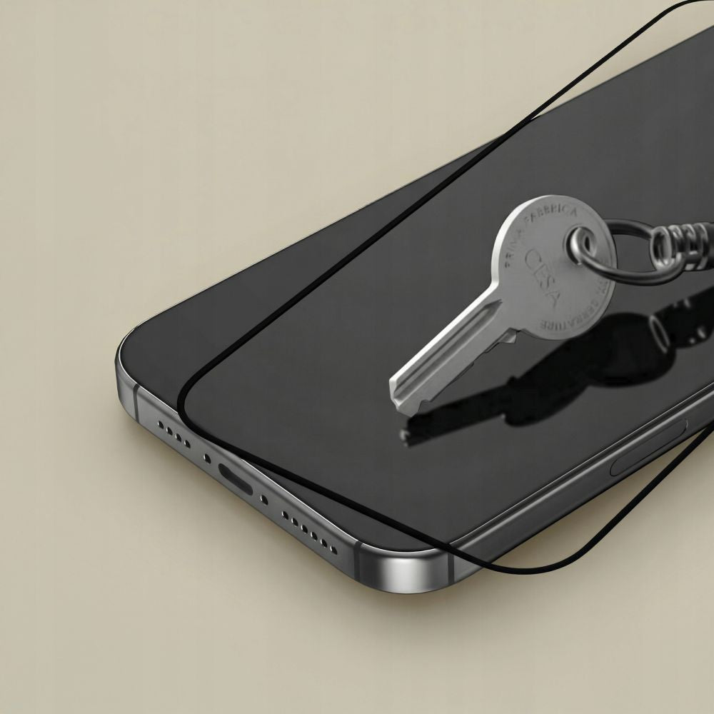 Gehärtetes Glas für Xiaomi Redmi 17 4G / 5G, Tech-Protect Glass Fit Plus, 2 Stück, Schwarzer Rahmen