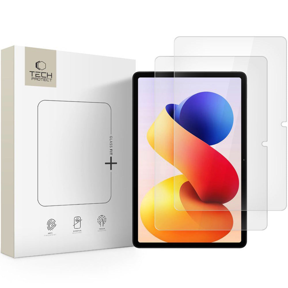 Gehärtetes Glas für Xiaomi Redmi Pad 2 Pro / Pro, Tech-Protect Glass Fit Plus, 2 Stück