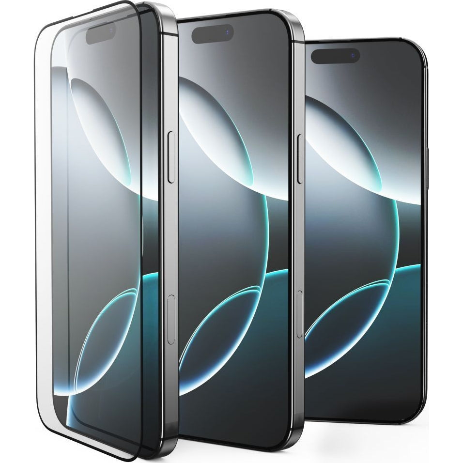 Gehärtetes Glas für Xiaomi 17T Pro, Tech-Protect Glass Fit Plus, 2 Stück, Schwarzer Rahmen