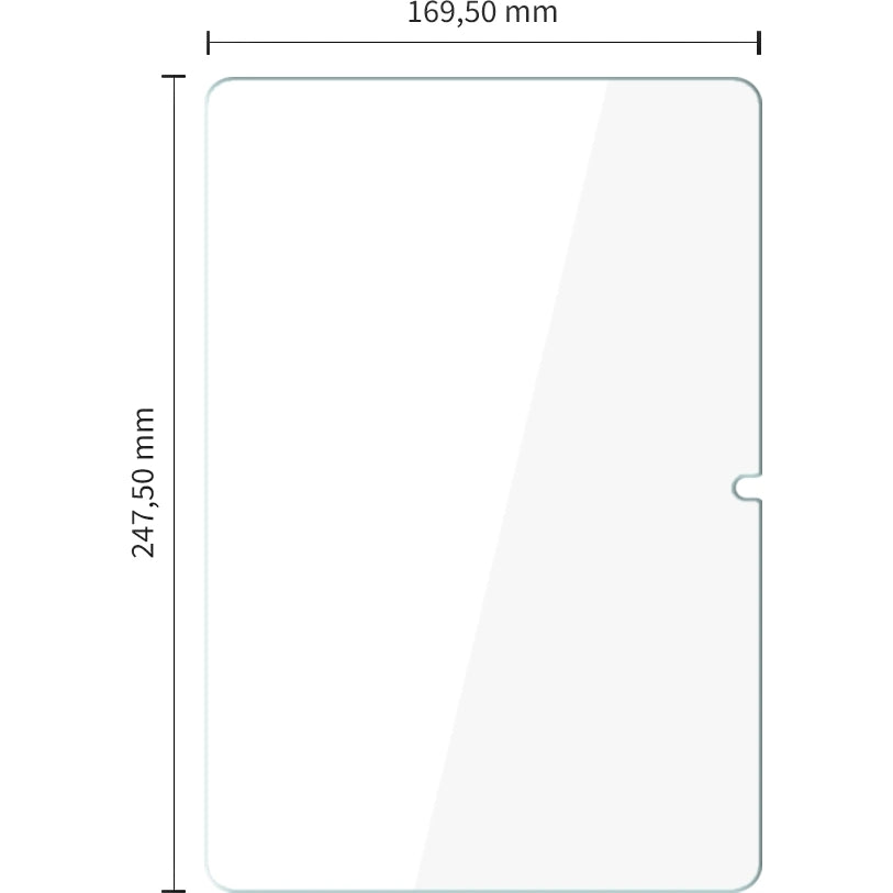 Gehärtetes Glas für Xiaomi Pad 8 / 8 Pro / 7 / 7 Pro 11.2, Tech-Protect Glass Fit Plus, 2 Stück