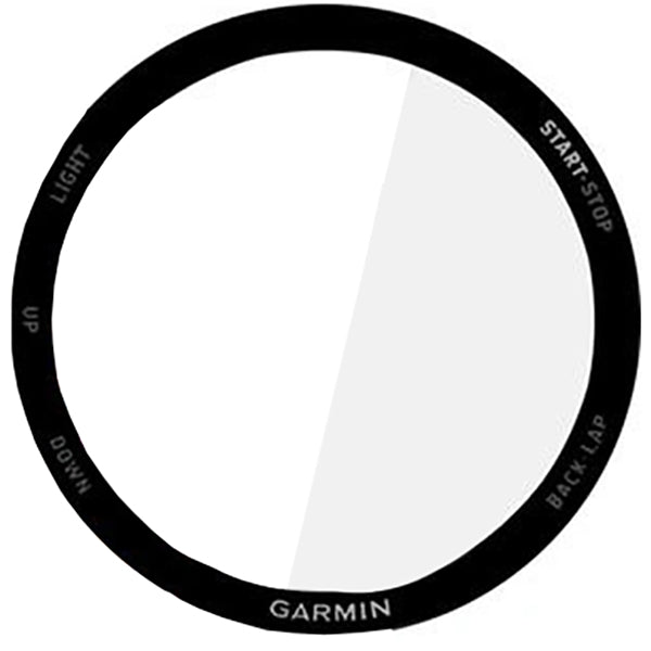 Hybridglas für Garmin Forerunner 970 / 570 47mm, 2 Stück, Tech-Protect Glass Flex Plus, Transparent mit Schwarzem Rand