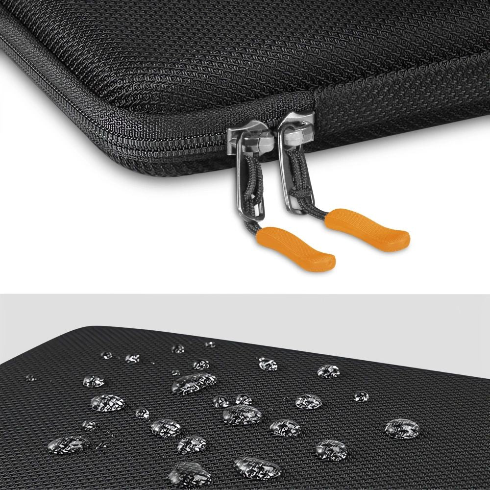 Schutzhülle für 15-16“ Laptop, Tech-Protect Hardpouch, Schwarz mit Orangen Elementen