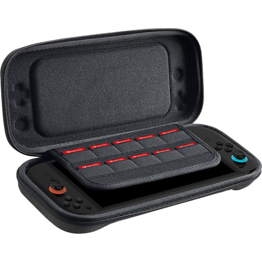 Hülle für Nintendo Switch 2, Tech-Protect Hardpouch, Dunkelgrau