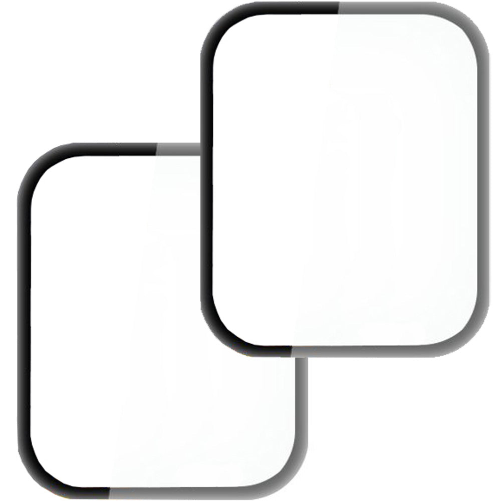 Hybridglas für Xiaomi Redmi Watch 5, 2 Stück, Tech-Protect Hybrid Fit Plus, Transparent mit Schwarzem Rand