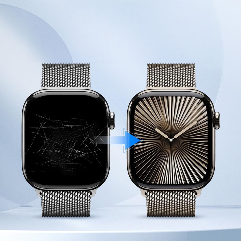 Hydrogel Schutzfolie für Huawei Watch Fit 4 / 3, Tech-Protect Hydroflex Flex Plus, 2 Stück, Transparent