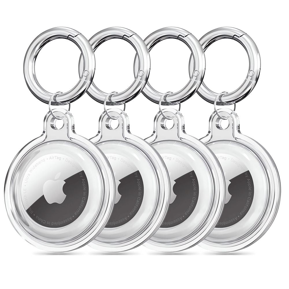 Schutzhülle für Apple AirTag Tech-Protect Icon 4-pack, Transparent