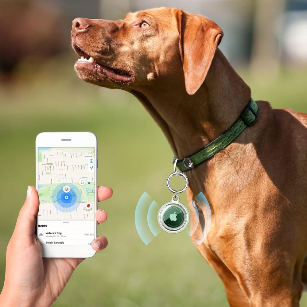 Schutzhülle für Apple AirTag Tech-Protect Icon 4-pack, Transparent