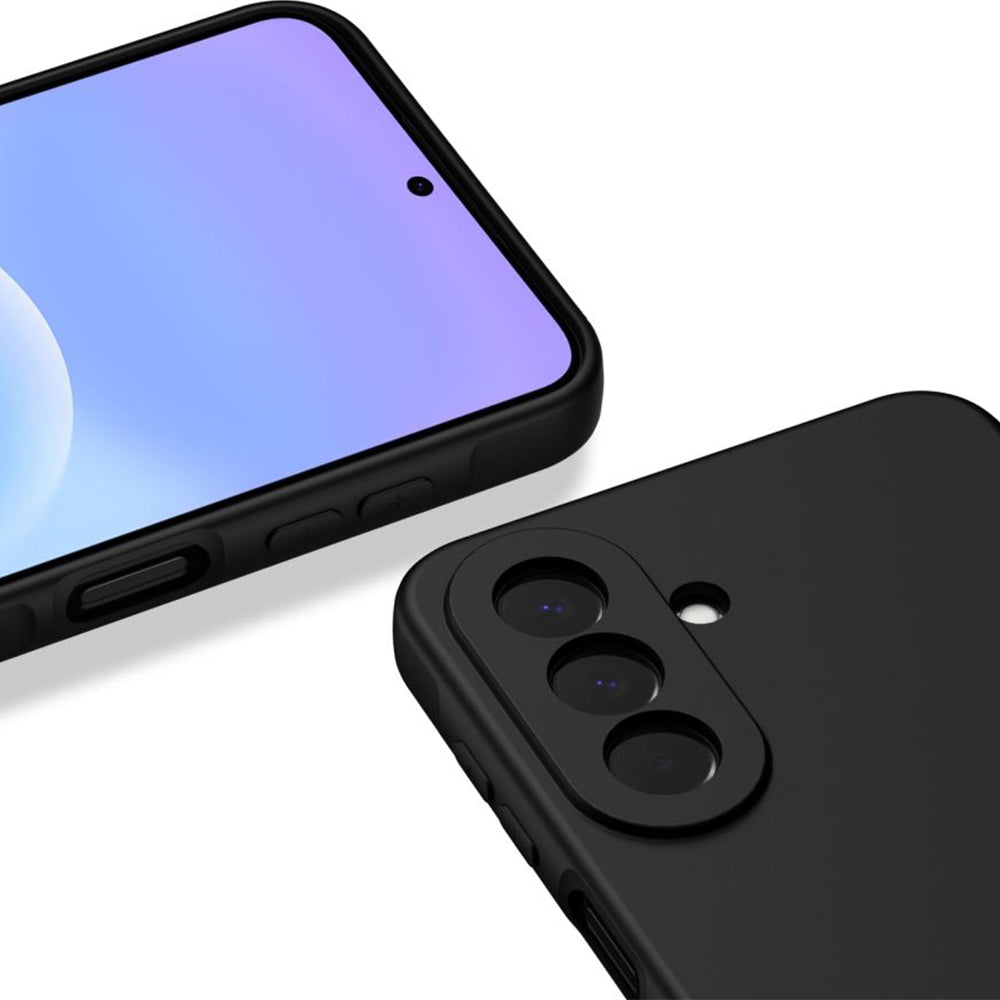 Silikon Handyhülle für Galaxy A27 5G, Tech-Protect Icon, Schwarz