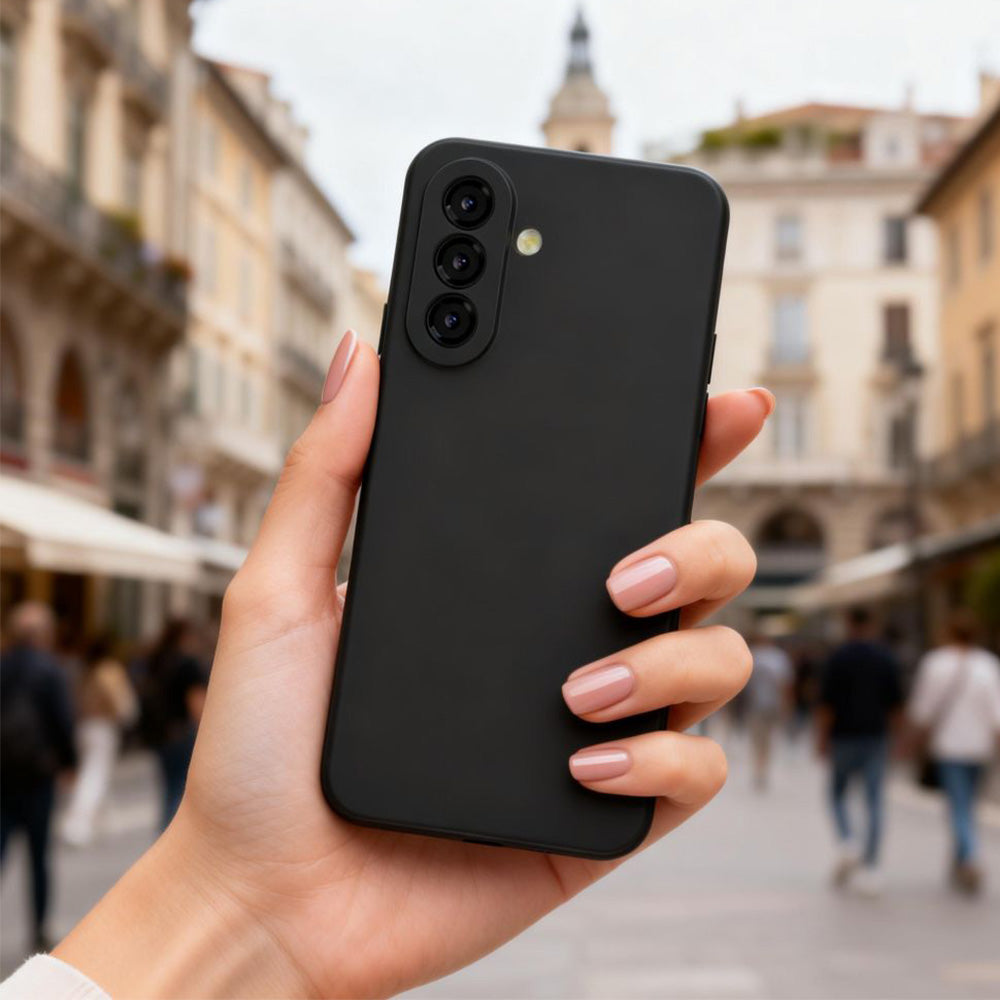 Silikon Handyhülle für Galaxy A27 5G, Tech-Protect Icon, Schwarz