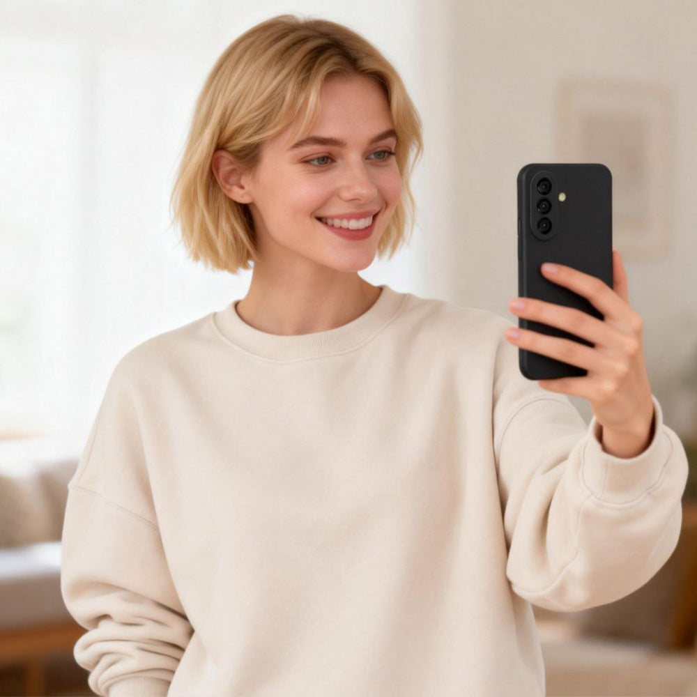 Silikon Handyhülle für Galaxy A27 5G, Tech-Protect Icon, Schwarz