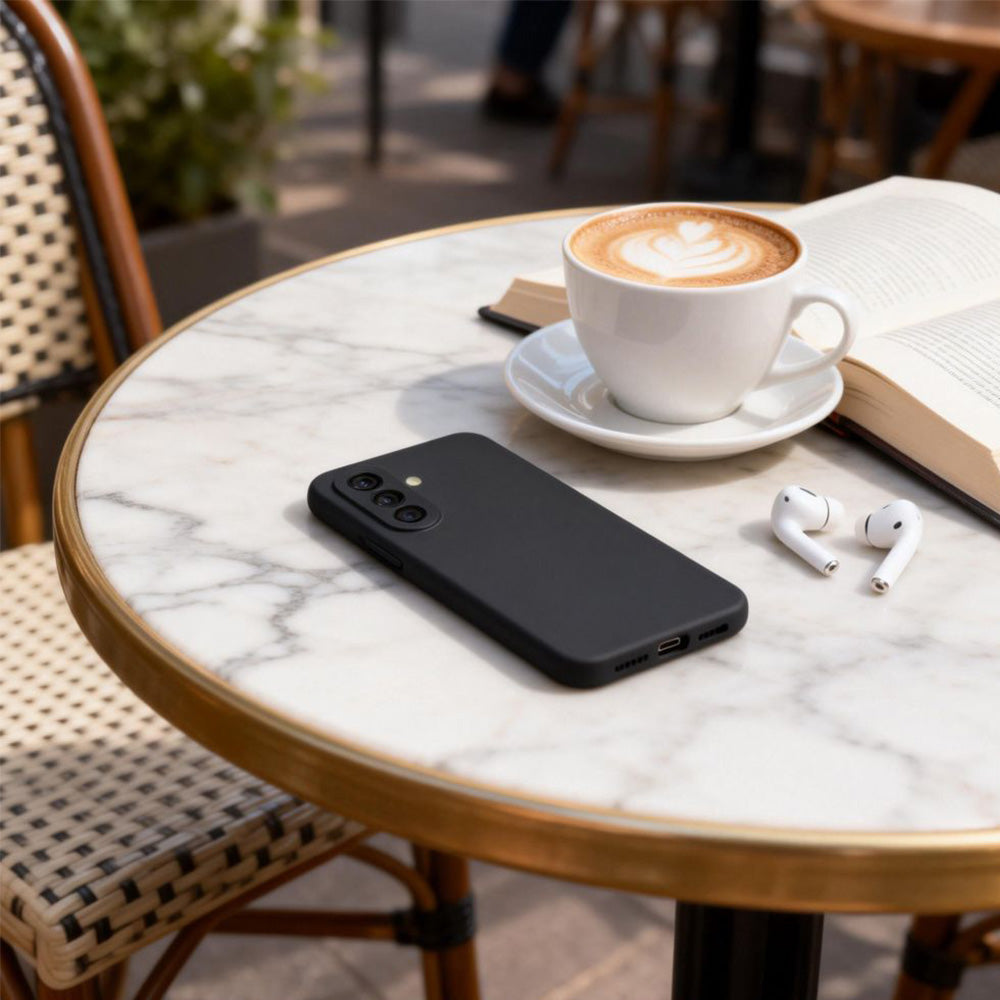Silikon Handyhülle für Galaxy A27 5G, Tech-Protect Icon, Schwarz