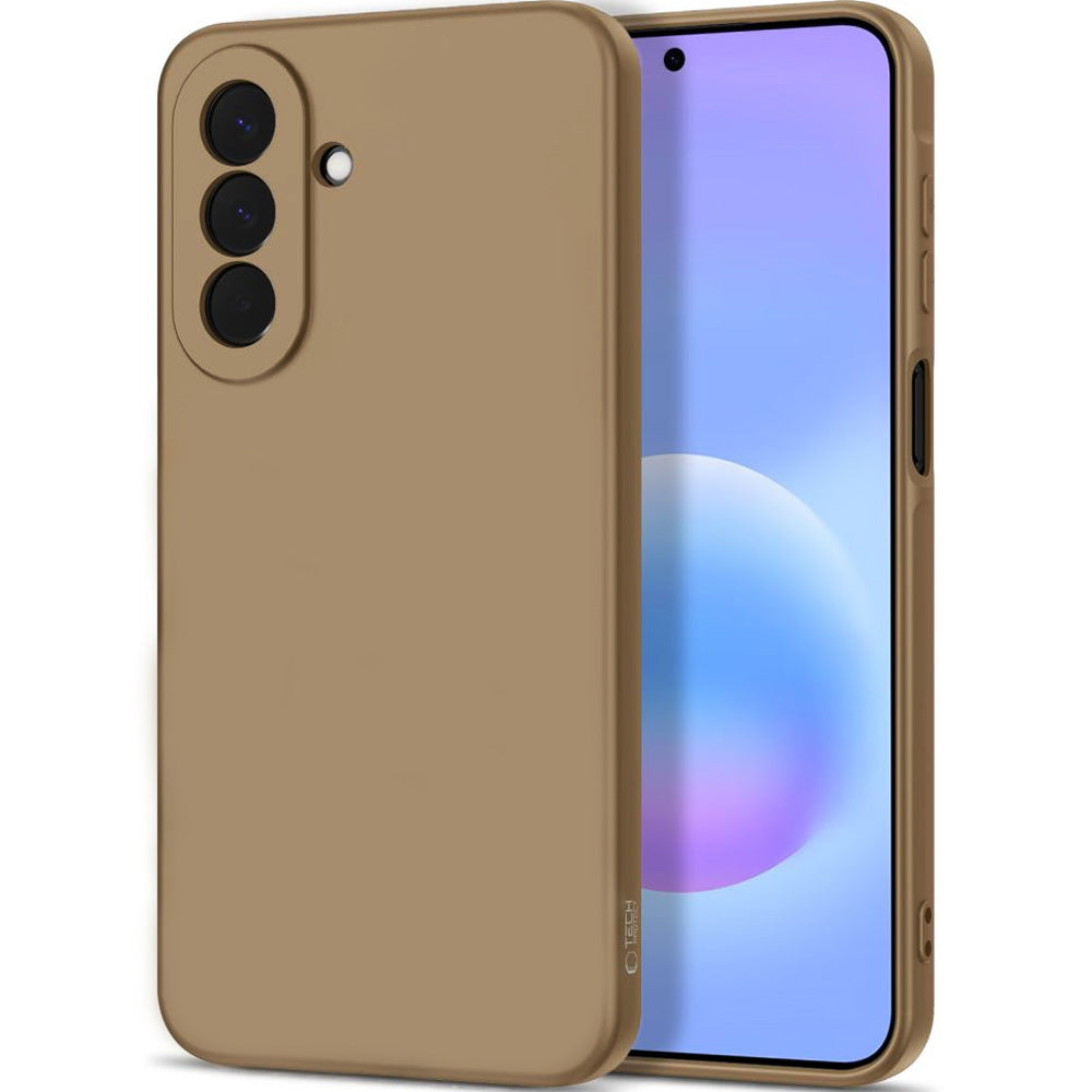 Silikon Handyhülle für Galaxy A27 5G, Tech-Protect Icon, Braun