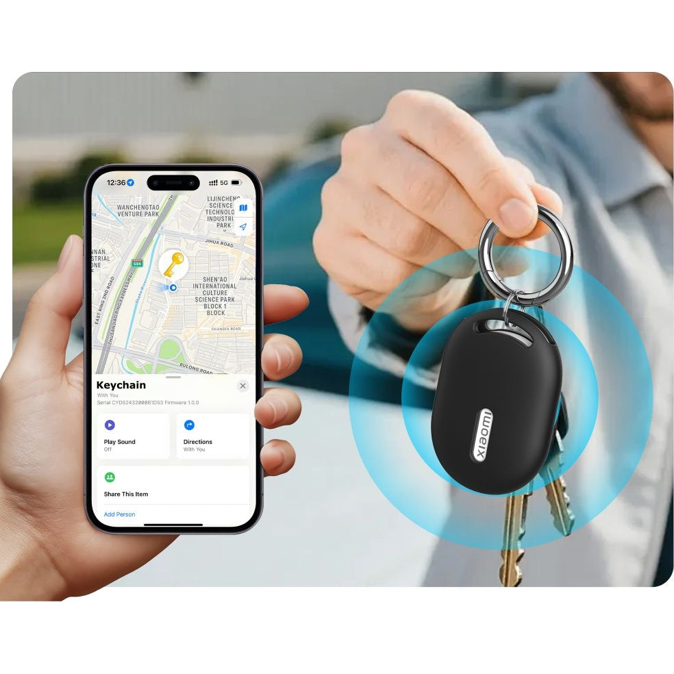 Schutzhülle für Xiaomi Tag Tech-Protect Icon, Schwarz