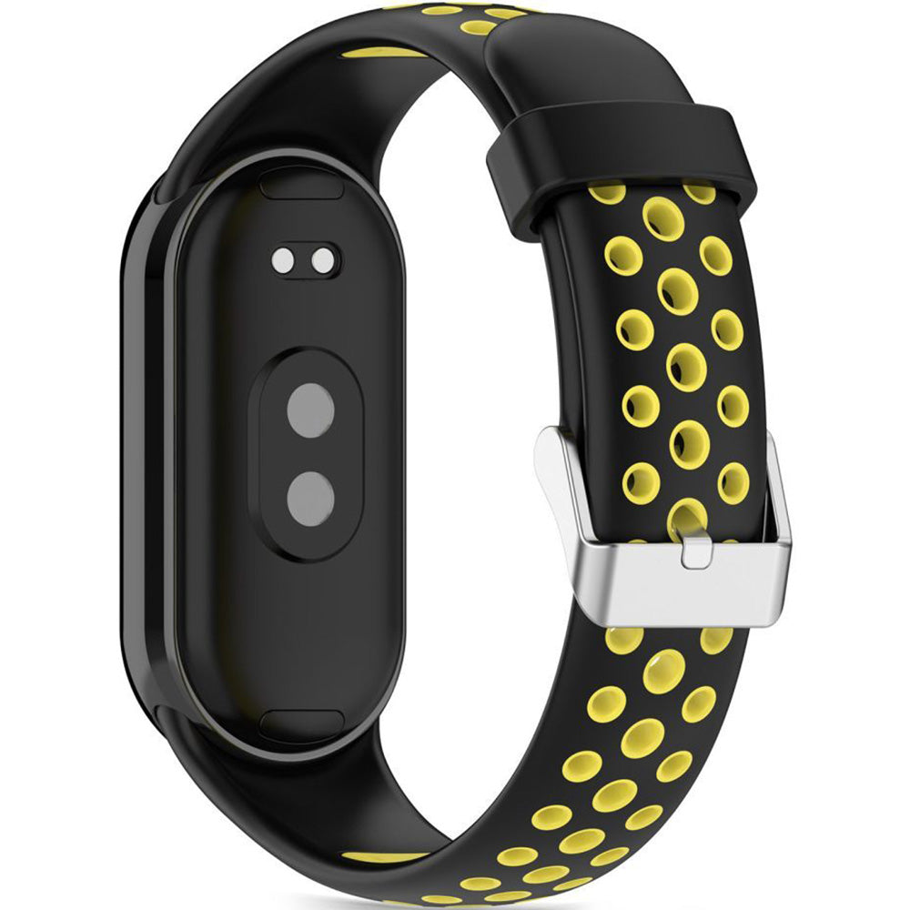 Armband für Xiaomi Smart Band 10 / 9 / 9 NFC / 8, Tech-Protect Iconband Air, Schwarz-Gelb