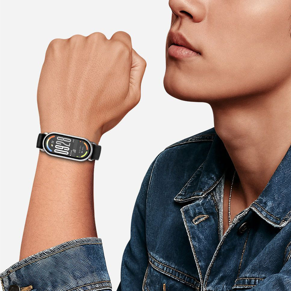 Armband für Xiaomi Smart Band 10 / 9 / 9 NFC / 8, Tech-Protect Iconband Classic, Schwarz