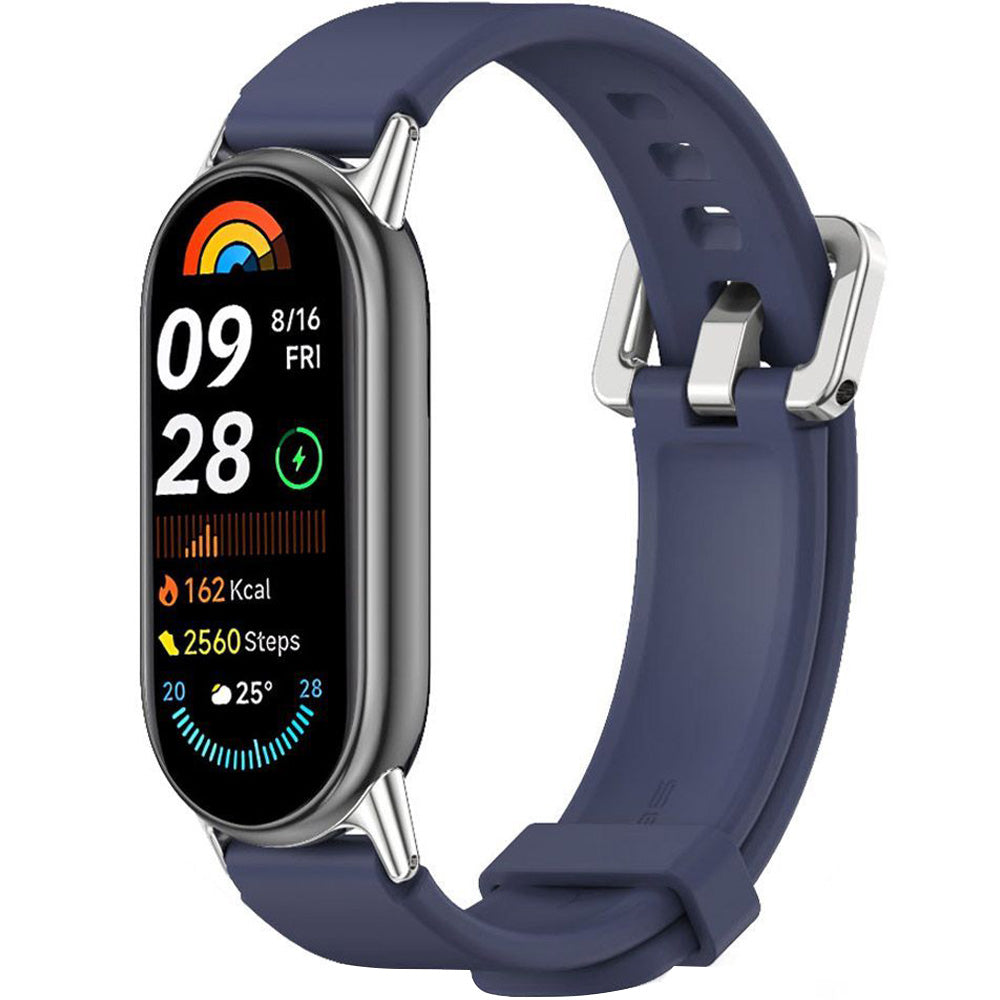 Armband für Xiaomi Smart Band 10 / 9 / 9 NFC / 8, Tech-Protect Iconband Classic, Dunkelblau