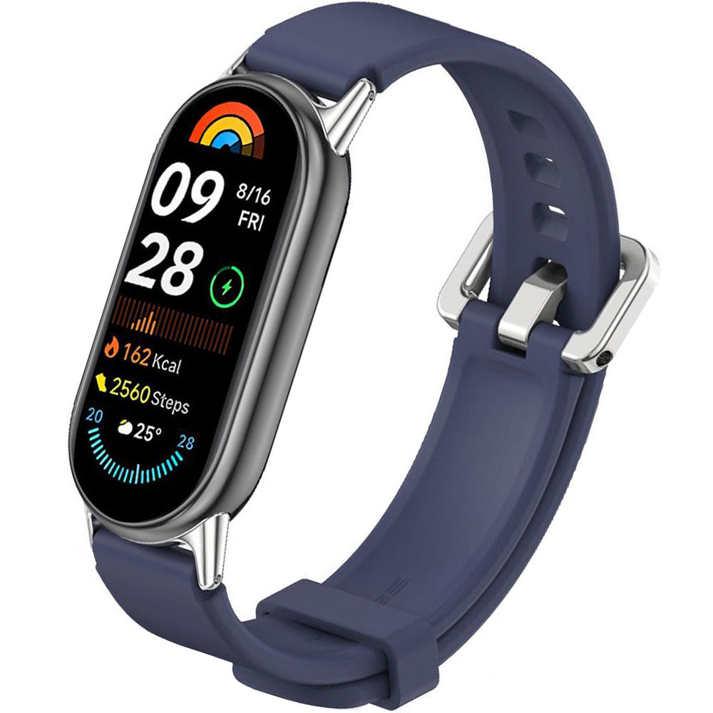 Armband für Xiaomi Smart Band 10 / 9 / 9 NFC / 8, Tech-Protect Iconband Classic, Dunkelblau