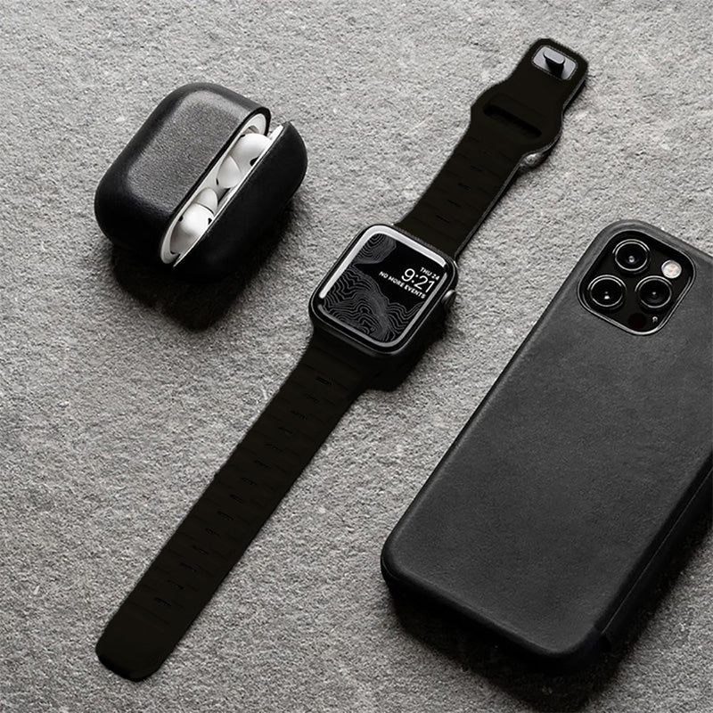 Armband Tech-Protect Iconband Line für Apple Watch 49/45/44/42 mm, Schwarz