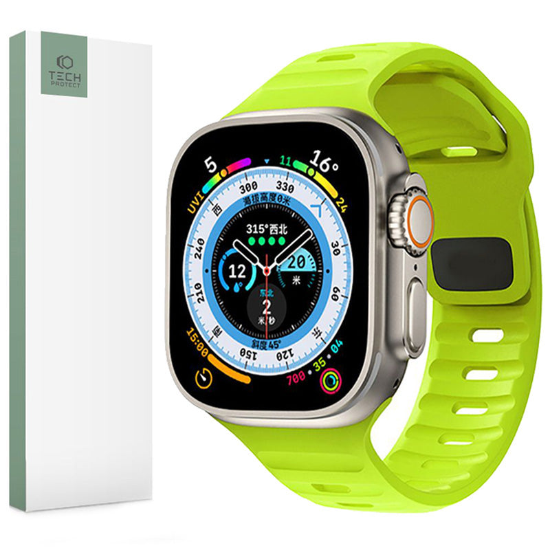 Armband Tech-Protect Iconband Line für Apple Watch 49/45/44/42 mm, Grün