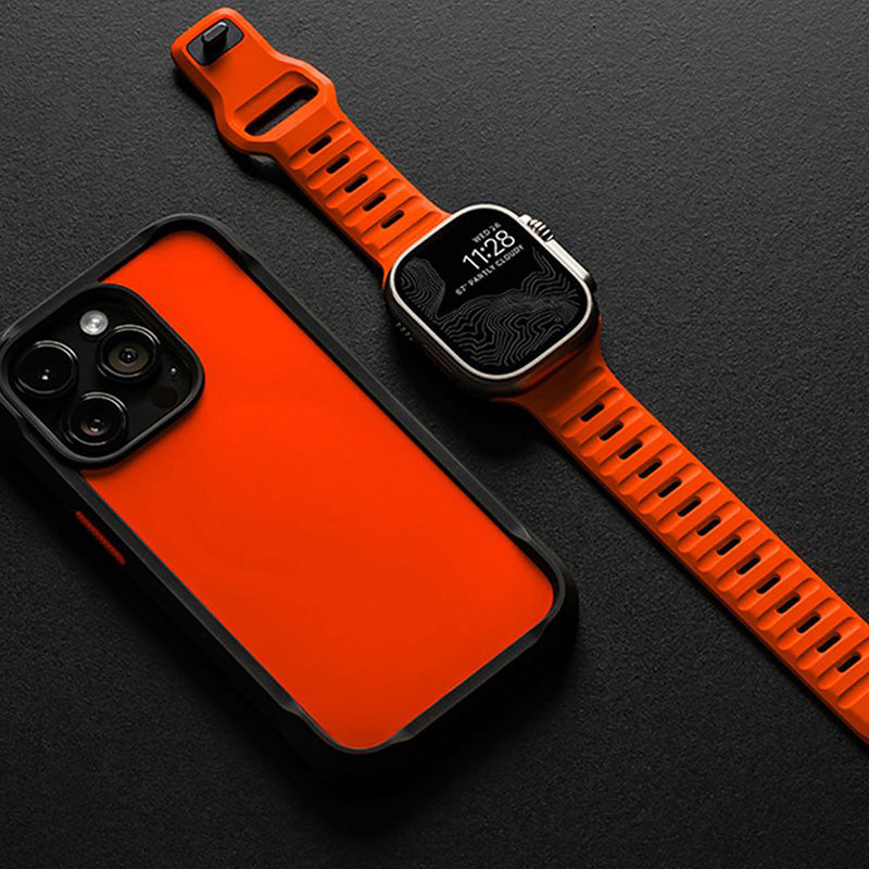 Armband Tech-Protect Iconband Line für Apple Watch 49/45/44/42 mm, Orange