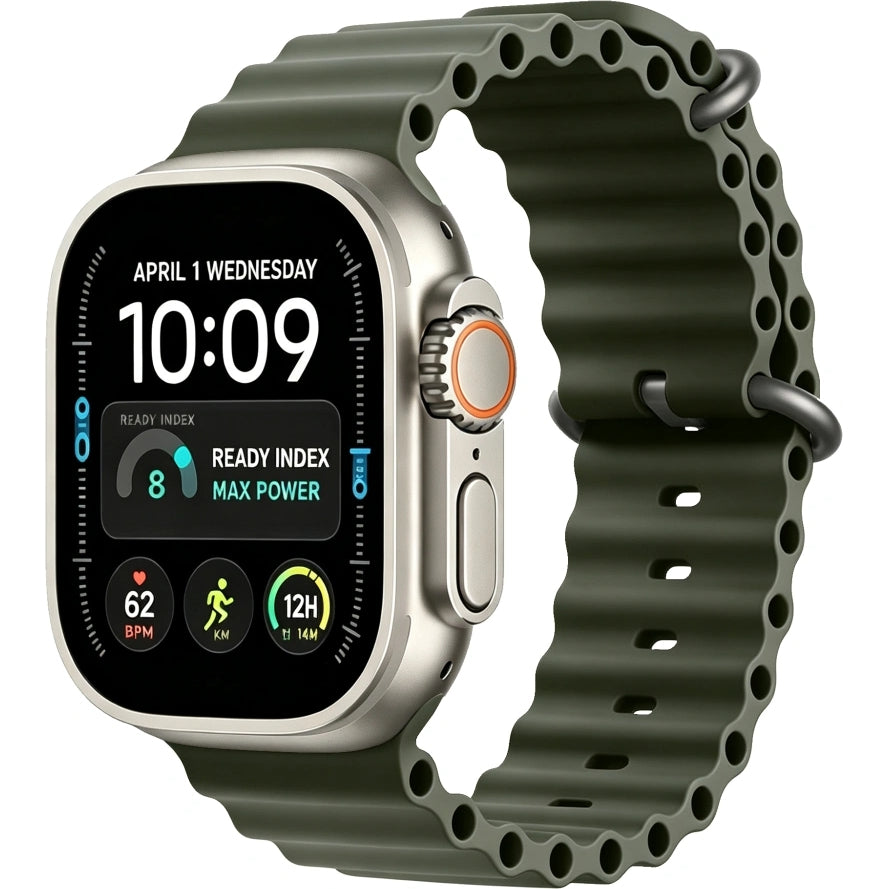Armband für Apple Watch 49/46/45/44 mm, Tech-Protect IconBand, Grün (1/6)
