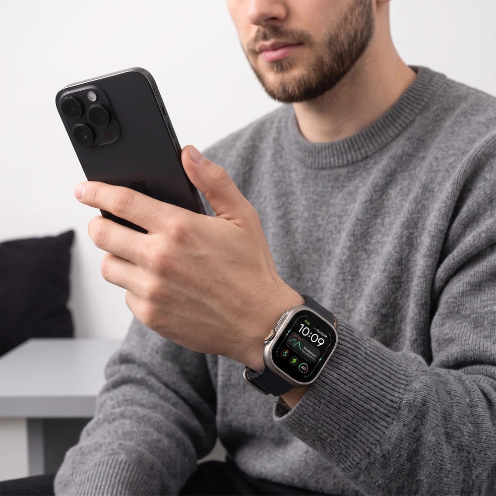Armband für Apple Watch 49/46/45/44 mm, Tech-Protect IconBand, Grau (3/7)