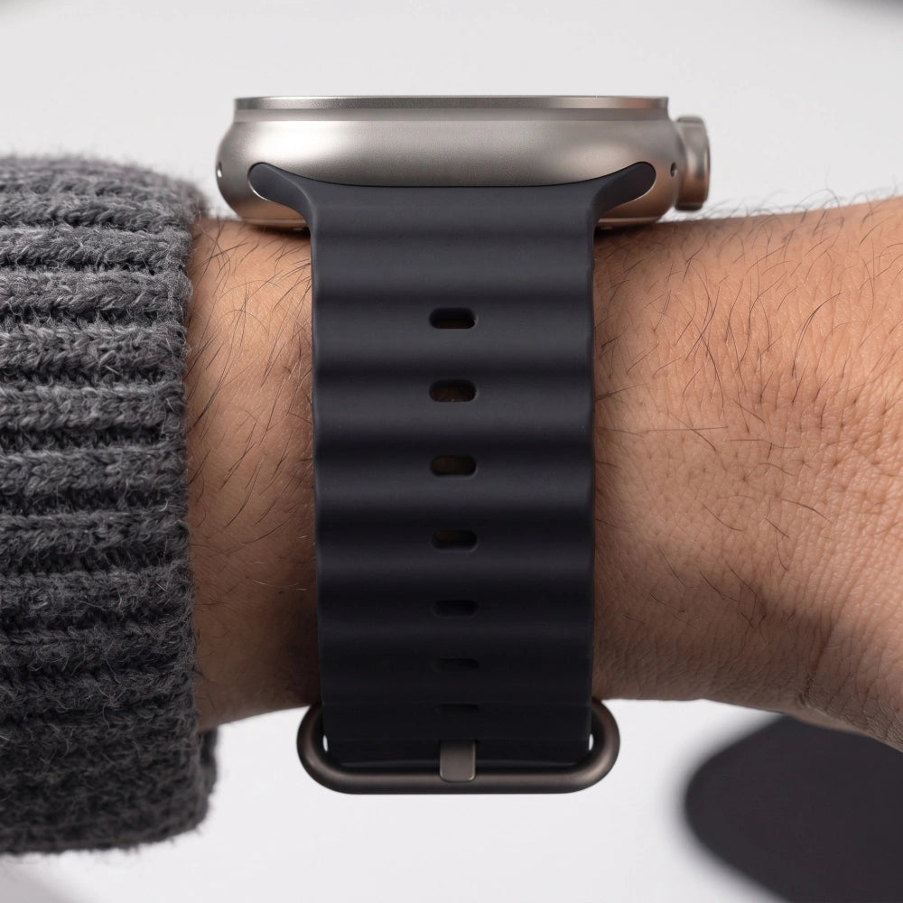 Armband für Apple Watch 49/46/45/44 mm, Tech-Protect IconBand, Grau (6/7)