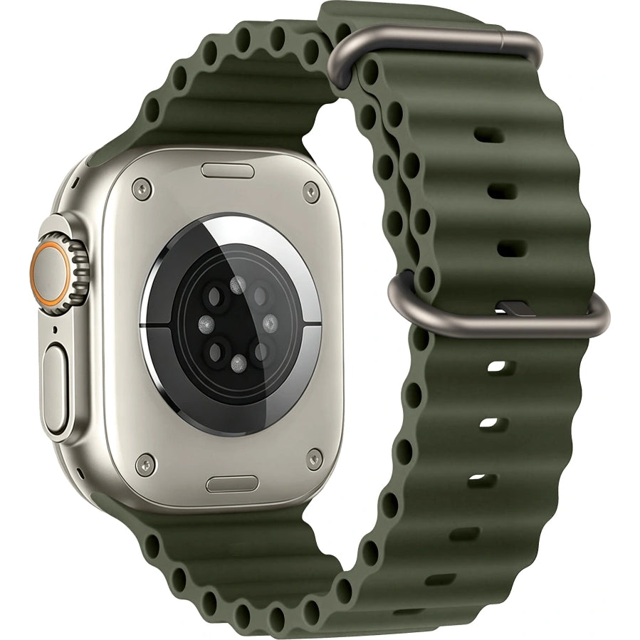 Armband für Apple Watch 49/46/45/44 mm, Tech-Protect IconBand, Grün (2/6)