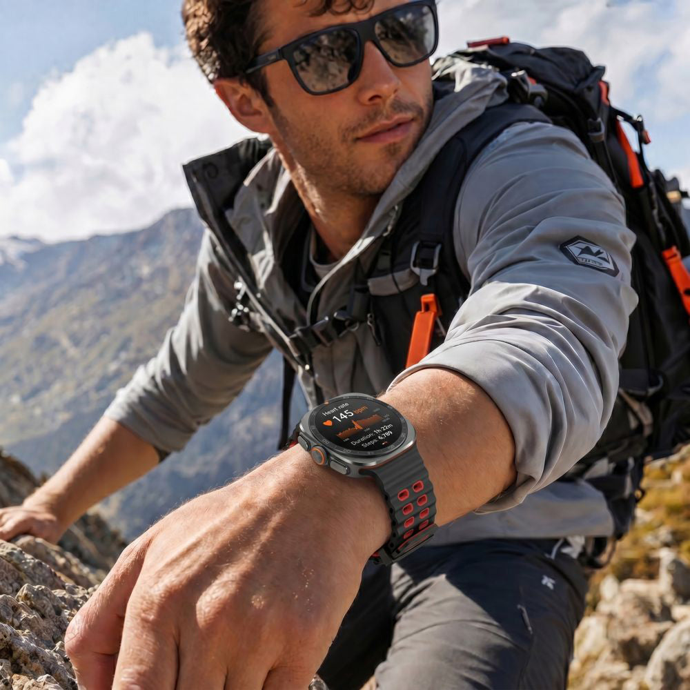 Armband für Galaxy Watch Ultra 2 / Ultra, Tech-Protect IconBand, Schwarz