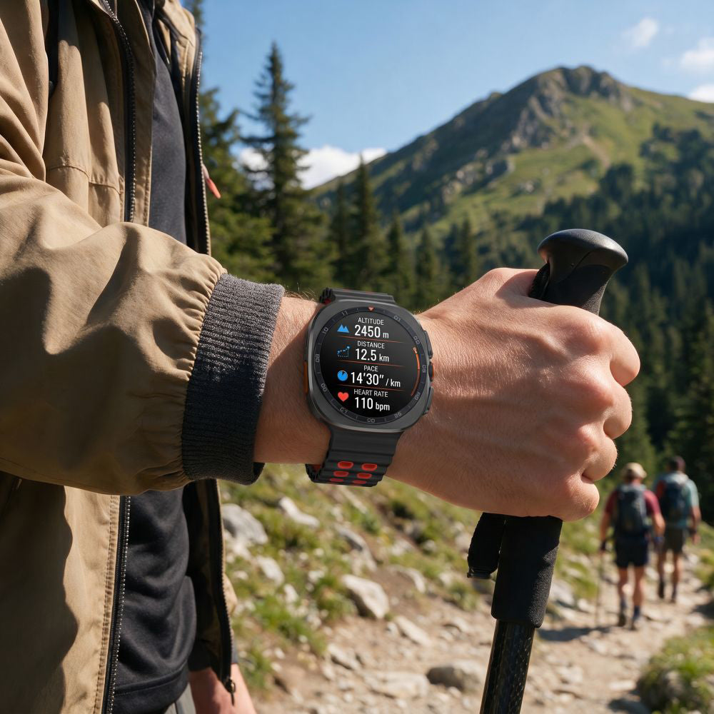 Armband für Galaxy Watch Ultra 2 / Ultra, Tech-Protect IconBand, Schwarz