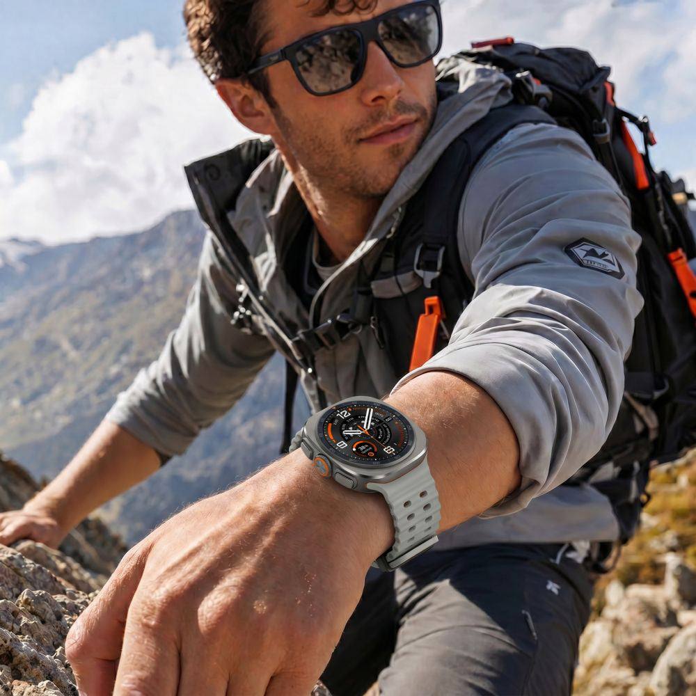 Armband für Galaxy Watch Ultra 2 / Ultra, Tech-Protect IconBand, Grau
