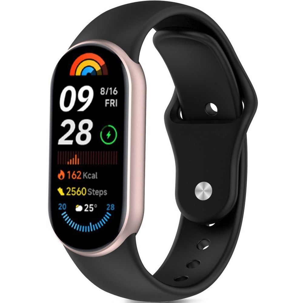 Armband für Xiaomi Smart Band 10 / 9 / 9 NFC / 8, Tech-Protect Iconband Pure, Schwarz