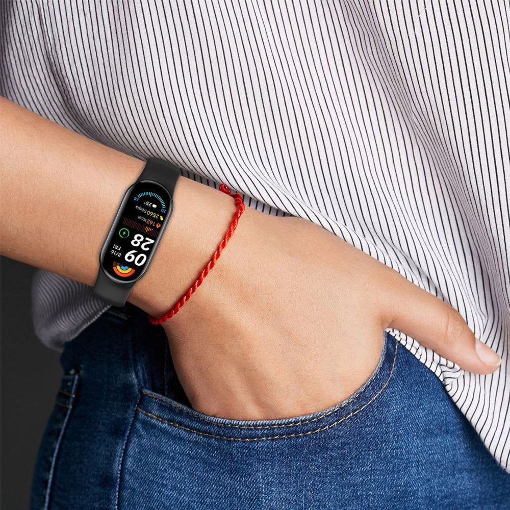 Armband für Xiaomi Smart Band 10 / 9 / 9 NFC / 8, Tech-Protect Iconband Pure, Schwarz
