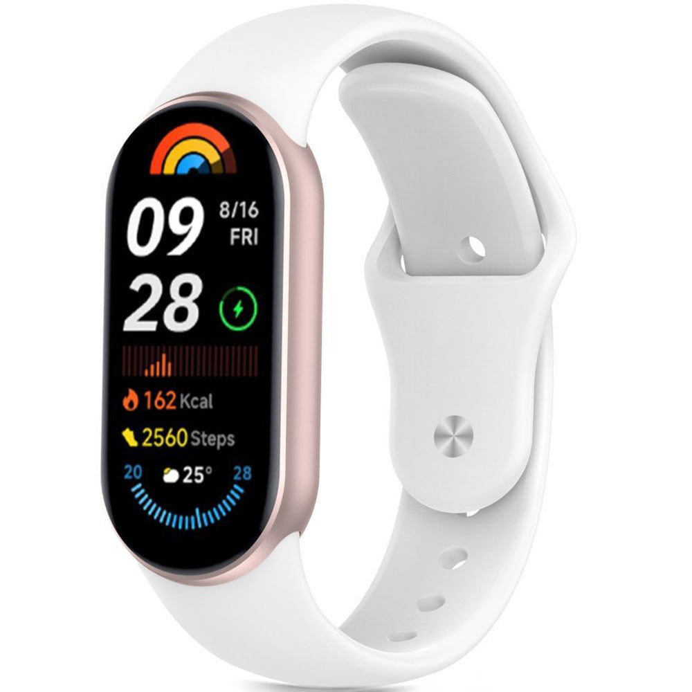 Armband für Xiaomi Smart Band 10 / 9 / 9 NFC / 8, Tech-Protect Iconband Pure, Weiß