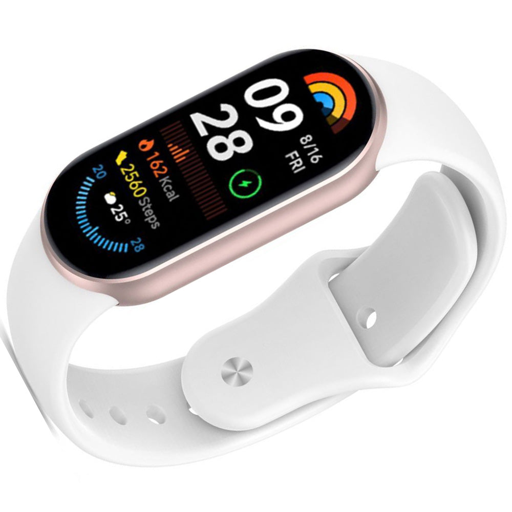 Armband für Xiaomi Smart Band 10 / 9 / 9 NFC / 8, Tech-Protect Iconband Pure, Weiß