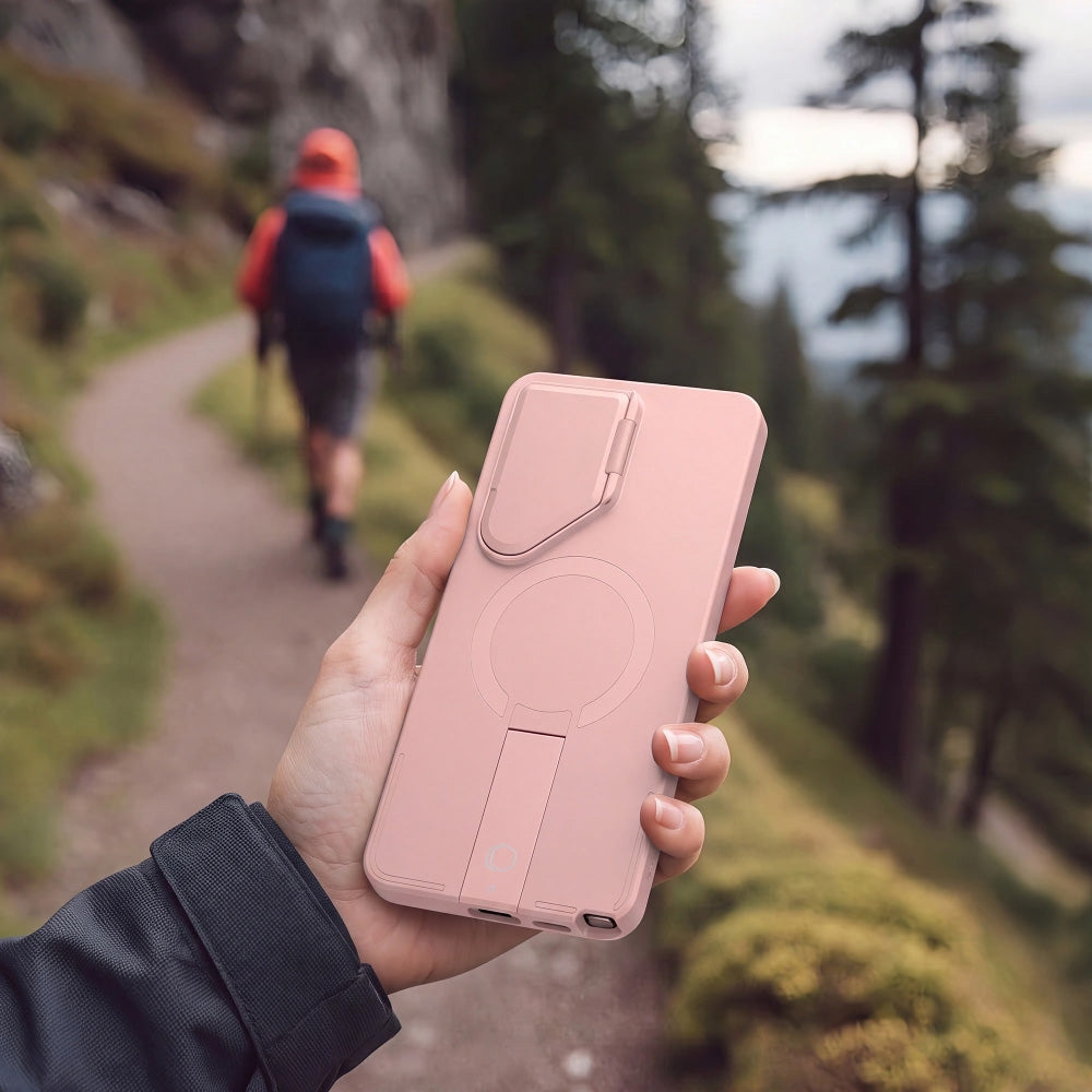 Handyhülle mit Kameraabdeckung für Galaxy S26 Ultra, Tech-Protect Kevlar Aura mit MagSafe, Rosa (4/7)