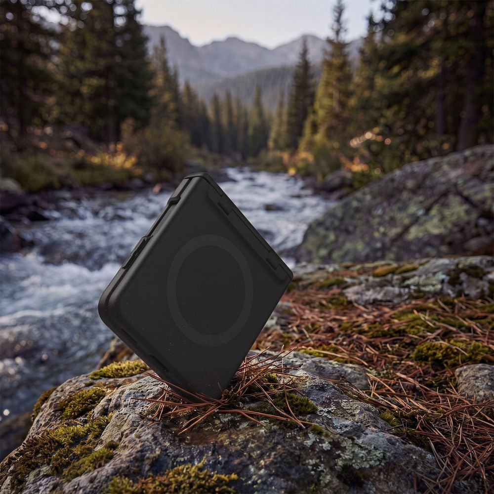Handyhülle für Galaxy Z Flip8, Tech- Protect Kevlar Aura MagSafe, Schwarz (6/7)