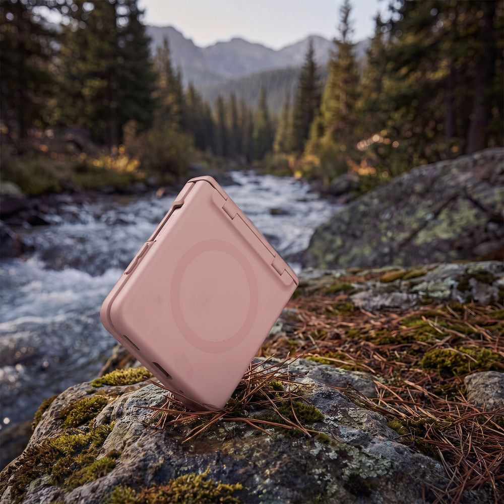 Handyhülle für Galaxy Z Flip8, Tech- Protect Kevlar Aura MagSafe, Hellrosa (6/7)