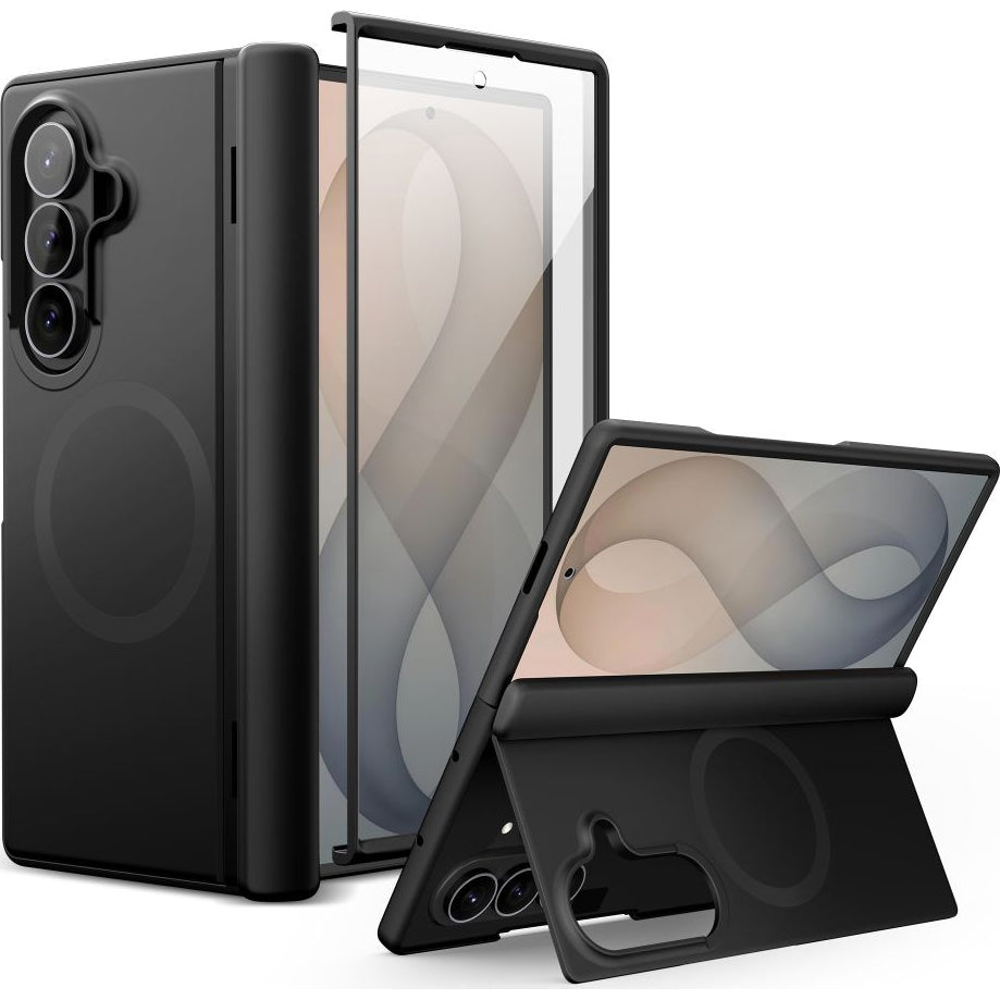 Handyhülle für Galaxy Z Fold8 Ultra, Tech- Protect Kevlar Aura MagSafe, Schwarz (1/7)