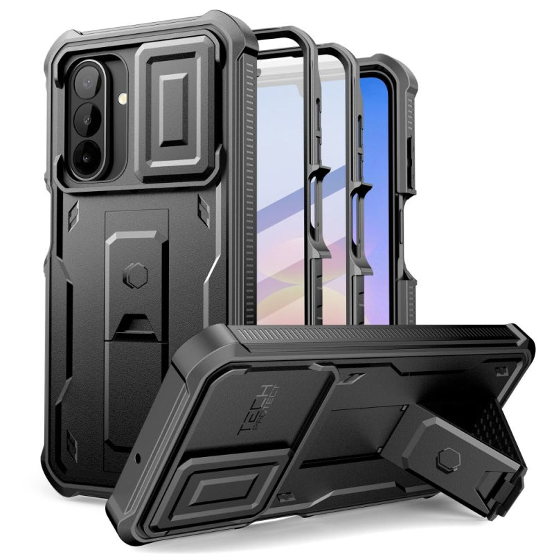 Handyhülle für Galaxy A17 5G, Galaxy A18 5G, Tech-Protect Kevlar Cam Plus 2-Set, Schwarz (2/8)