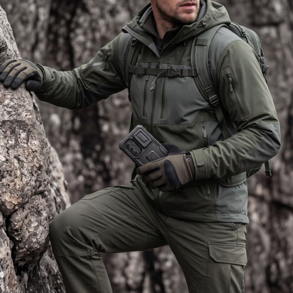 Handyhülle für Galaxy A27 5G, Tech-Protect Kevlar Cam Plus 2-Set, Schwarz