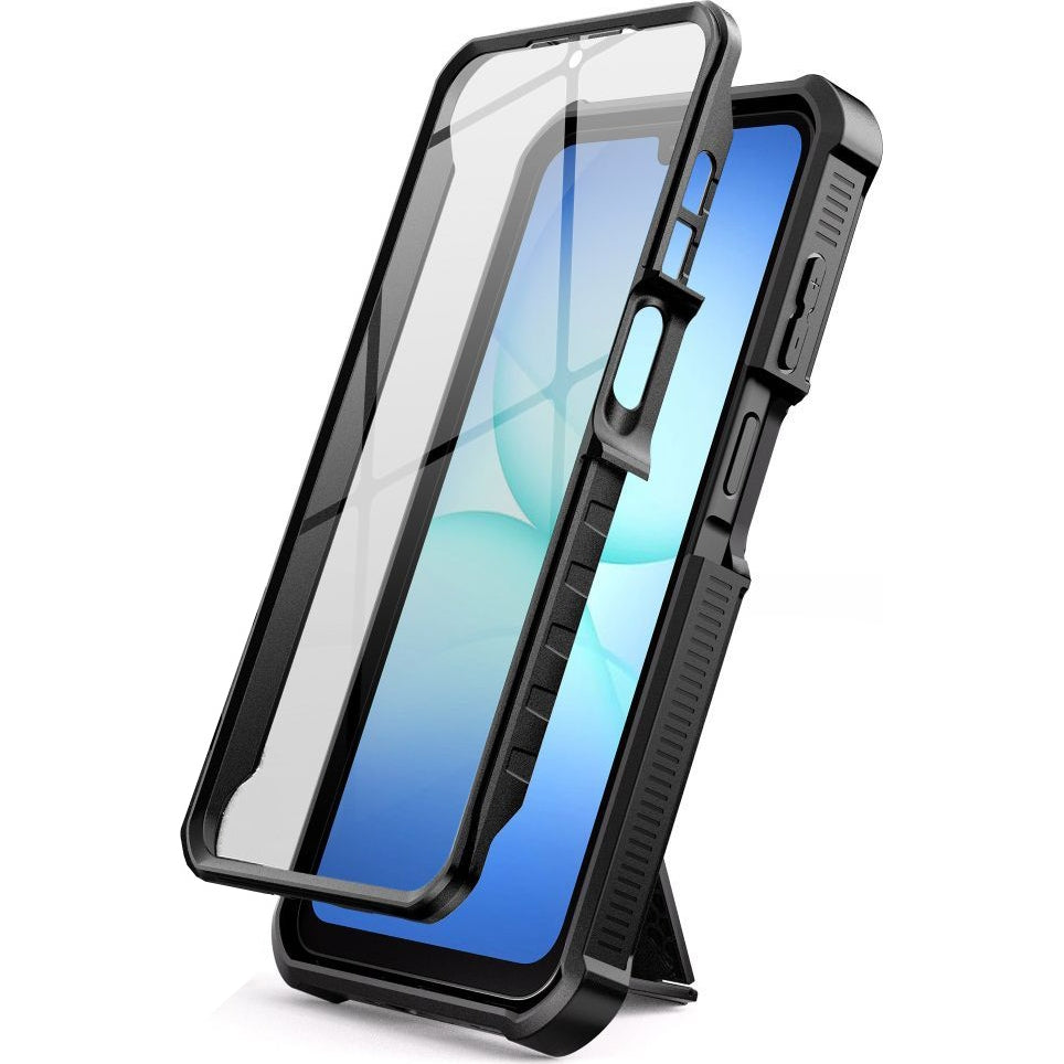 Handyhülle für Galaxy A17 5G / 4G, Tech-Protect Kevlar Cam Plus, Schwarz
