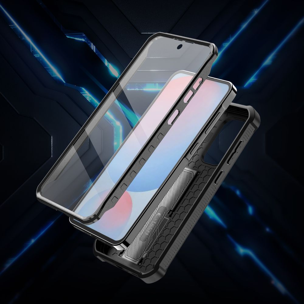 Handyhülle für Galaxy A56 5G, Tech-Protect Kevlar Cam Plus, Schwarz