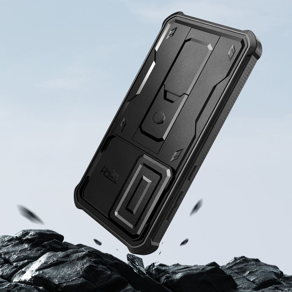 Handyhülle für Galaxy A56 5G, Tech-Protect Kevlar Cam Plus, Schwarz