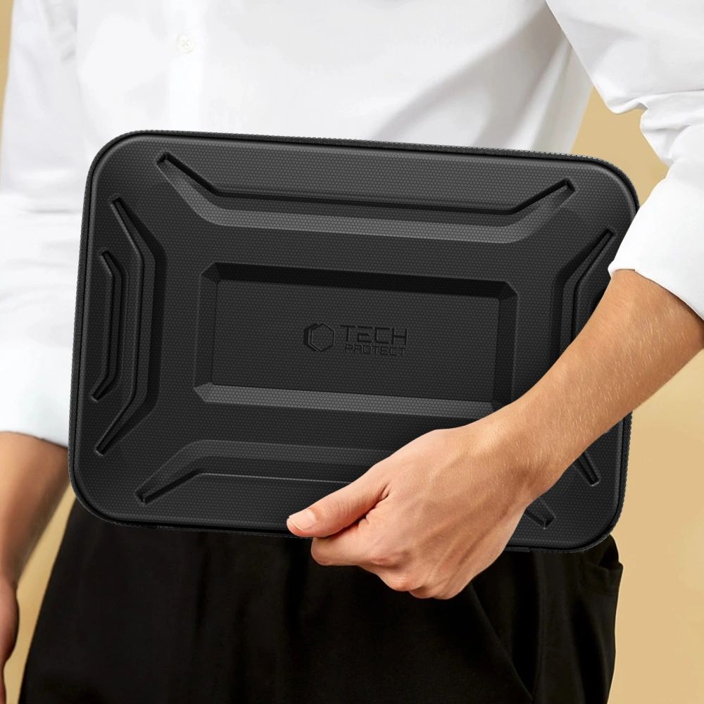 Schutzhülle für 13" / 14" Laptop, Tech-Protect Kevlar Pro, Schwarz