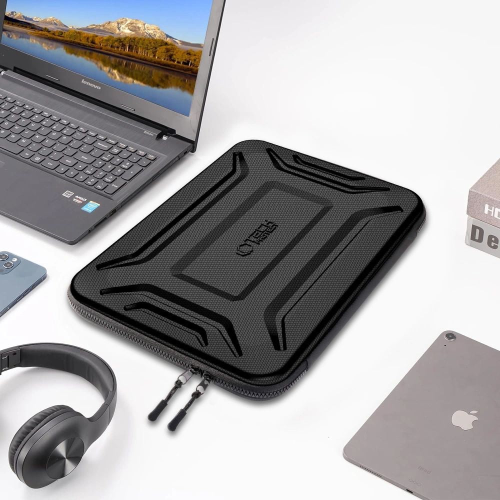 Schutzhülle für 15" / 16" Laptop, Tech-Protect Kevlar Pro, Schwarz
