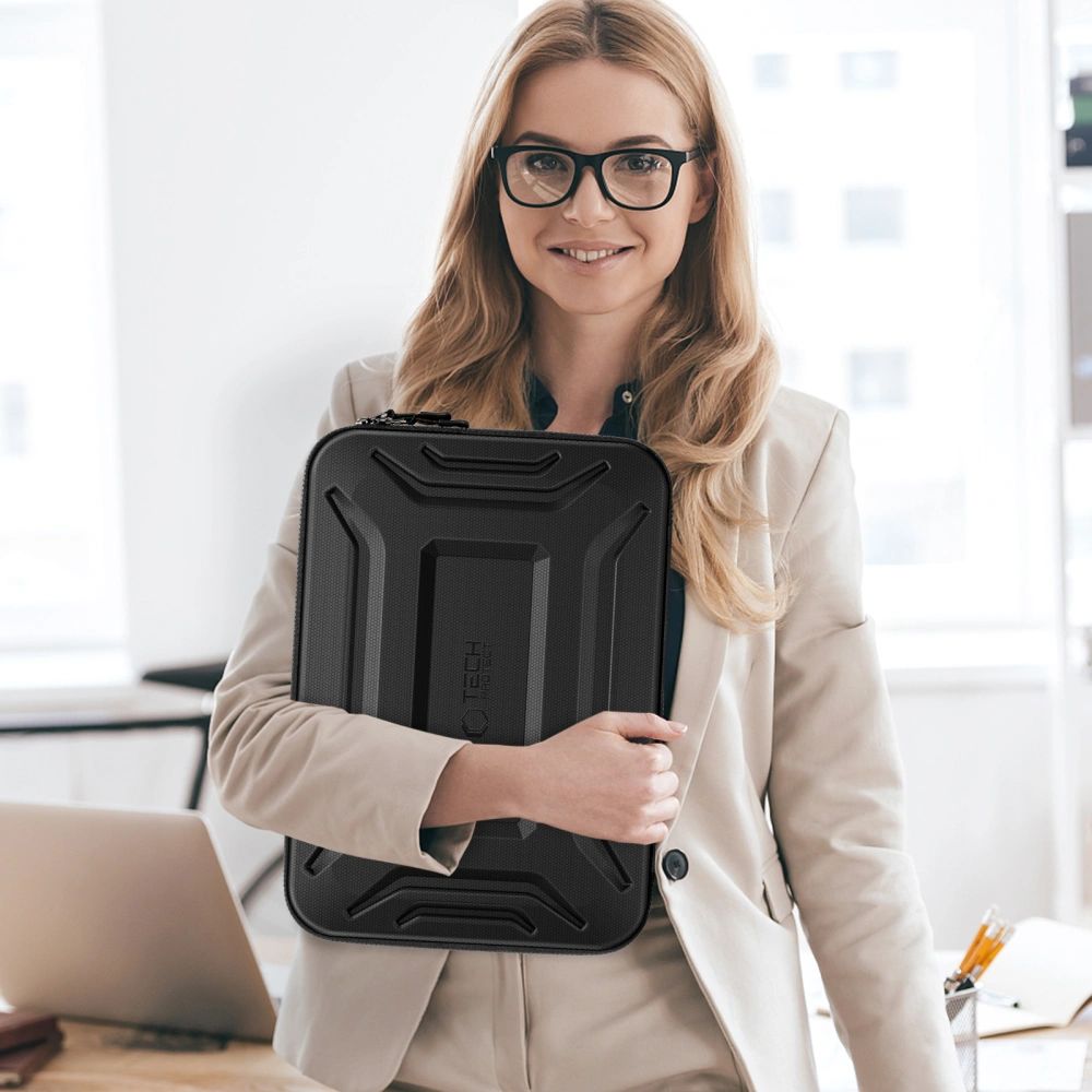 Schutzhülle für 15" / 16" Laptop, Tech-Protect Kevlar Pro, Schwarz