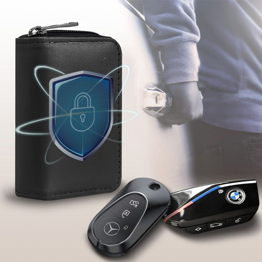 Schutzhülle Faradayscher Käfig, Tech-Protect KLR300 Pouch Keyless RFID Signal Blocker Case, Schwarz