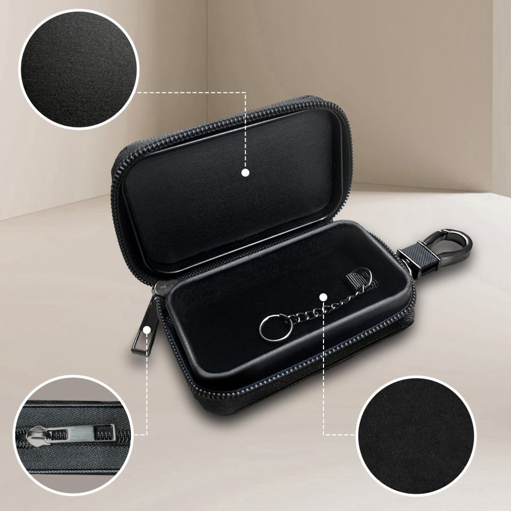 Schutzhülle Faradayscher Käfig Tech-Protect KLR300 Pouch Keyless RFID Signal Blocker Case, Schwarz