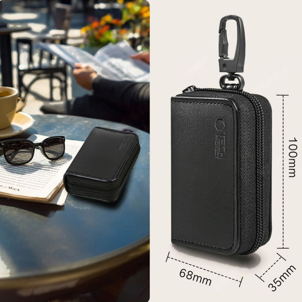 Schutzhülle Faradayscher Käfig, Tech-Protect KLR300 Pouch Keyless RFID Signal Blocker Case, Schwarz